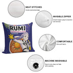 Rumi Ramen Flavor Soft High-Density Material Throw Pillow