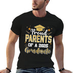 Parents Senior 2025 Proud Parents Of Class Of 2025 Graduate  Easy-care T-Shirt