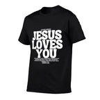 Jesus Loves You (John 316) Bible Verse (On Back) Christian  Affordable Price T-Shirt