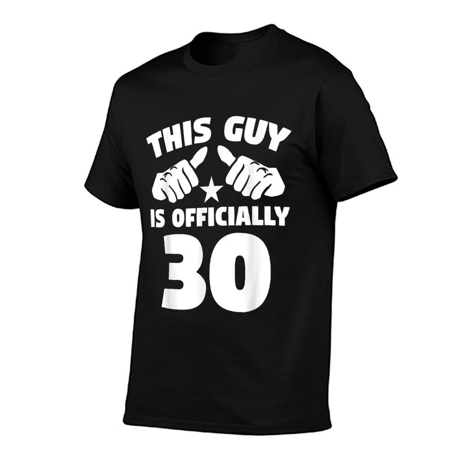 Mens This Guy Is Officially 30 Years Old 30th Birthday  Relaxed-fit T-Shirt