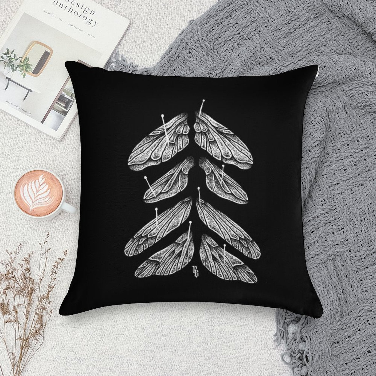 Wings Soft Anti-Pilling Throw Pillow