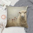 Bonny The Sheep Soft Skin-Friendly Throw Pillow