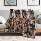 Charlie Puth Collage Velvety-soft Throw Blanket