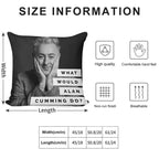 WWACD What Would Alan Cumming Do Soft Multiple Sizes Throw Pillow