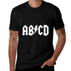 Boys Girls Teachers ABCD Rock Graphic Back to School  Heathered Texture T-Shirt