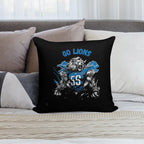 Art - Detroit Lions Soft Warmth Comfort Throw Pillow