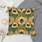 The Golden Era Soft High-Density Material Throw Pillow
