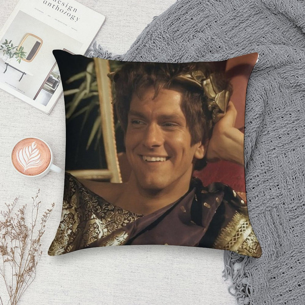 Mathew Baynton Ghostsbbc Horrible Histories Soft Short Plush Fabric Throw Pillow