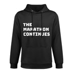 The Marathon Continues Funny Saying Quote Customizable Surface Hoodie