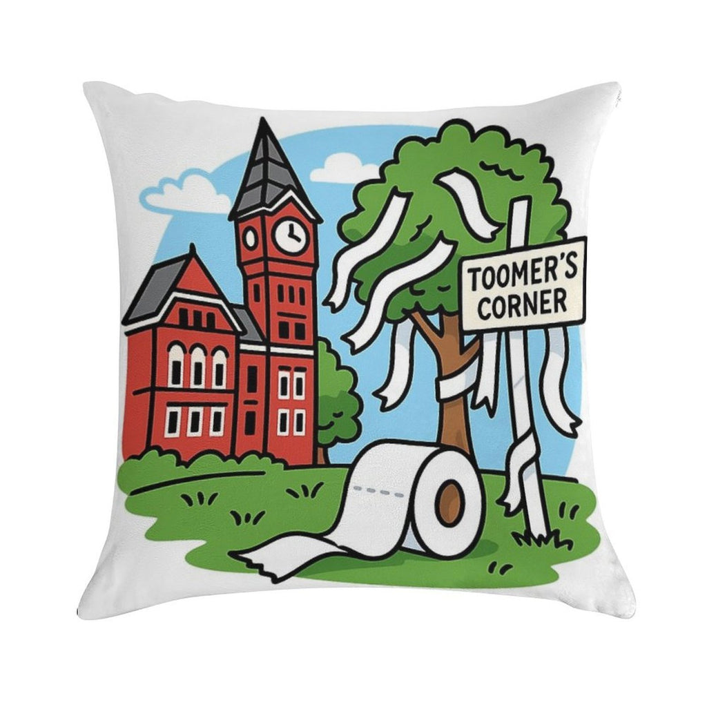 Toomer Auburn Soft Hidden Zipper Throw Pillow