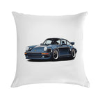 964 Navy Blue Soft High-Density Material Throw Pillow