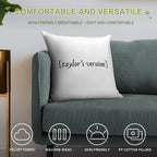 Taylor's Version Soft Skin-Friendly Throw Pillow