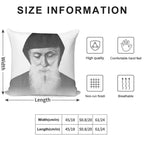 Saint Charbel Soft High-Density Material Throw Pillow