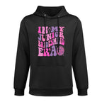 Groovy In My Junior Bridesmaid Era Wedding Bride Engagement Durable Construction Hoodie