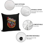 Retro Android with Sleek Metallic Finish Soft Multiple Sizes Throw Pillow
