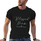 Womens Blessed Mam  Relaxed-fit T-Shirt