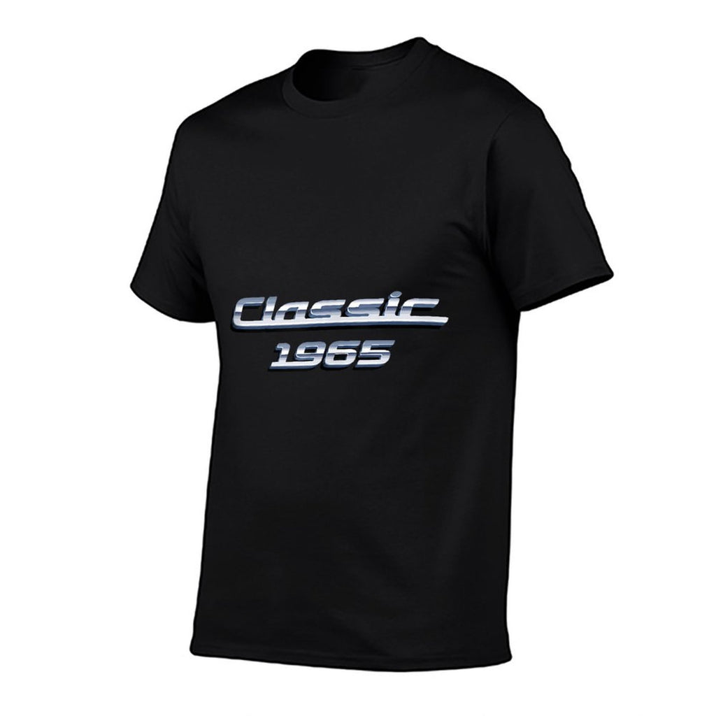 60th Birthday Vintage Classic Car 60 Year Old Classic 1965  Ribbed Collar T-Shirt