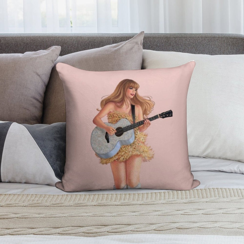 Taylor Swifts Soft Decorative Cover Throw Pillow
