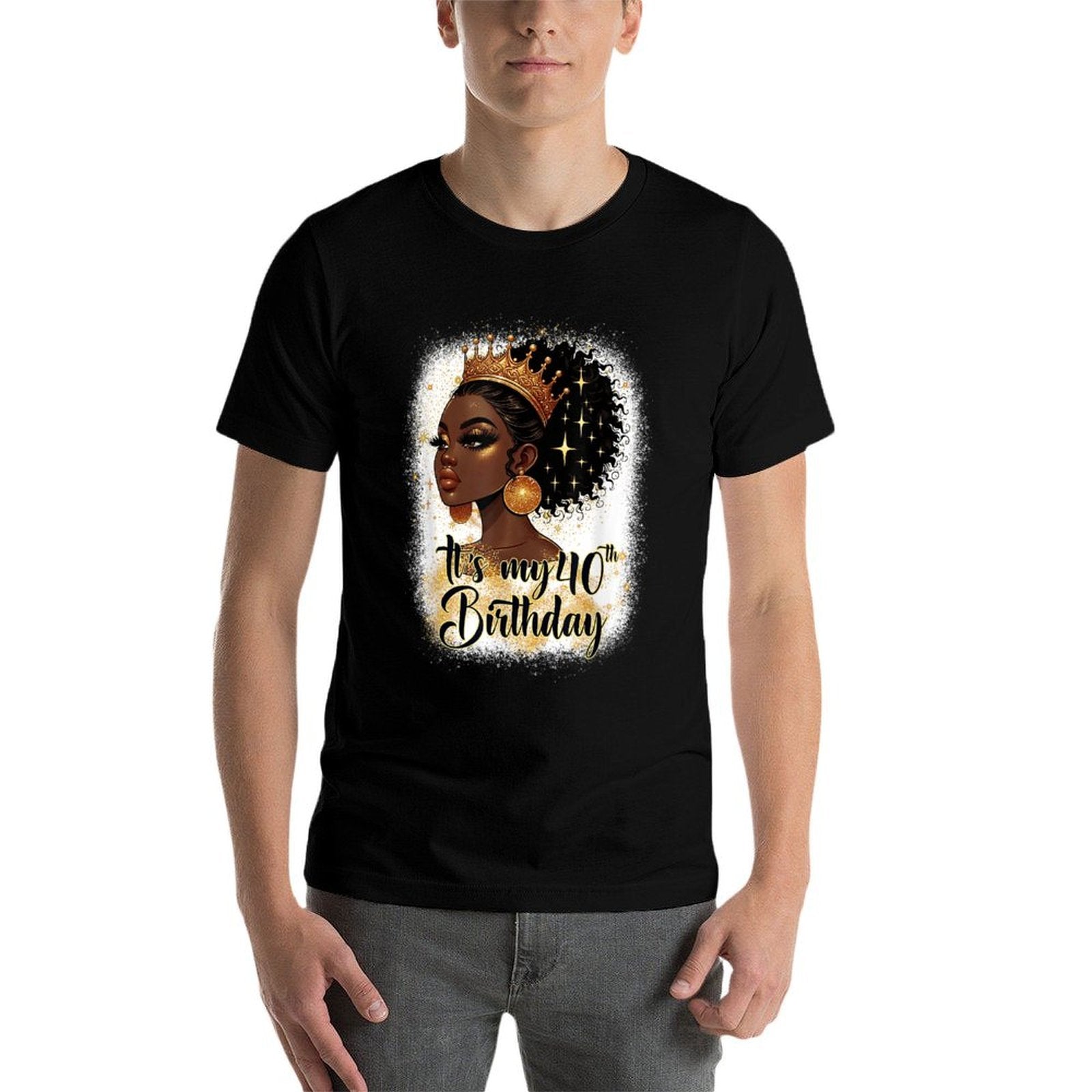 It&#39;s My 40th Birthday Gifts 40 Years Old Queen Women Crown  Classic T-Shirt