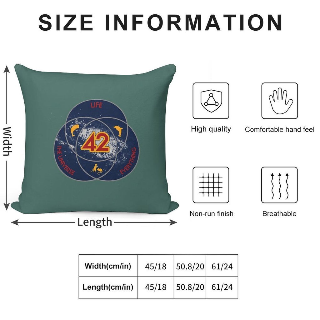 Science 42 Soft Anti-Pilling Throw Pillow