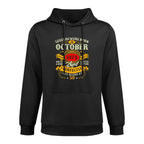 Womens Legend Since October 1975 Vintage Retro 50th Birthday Men Shape Retention Hoodie