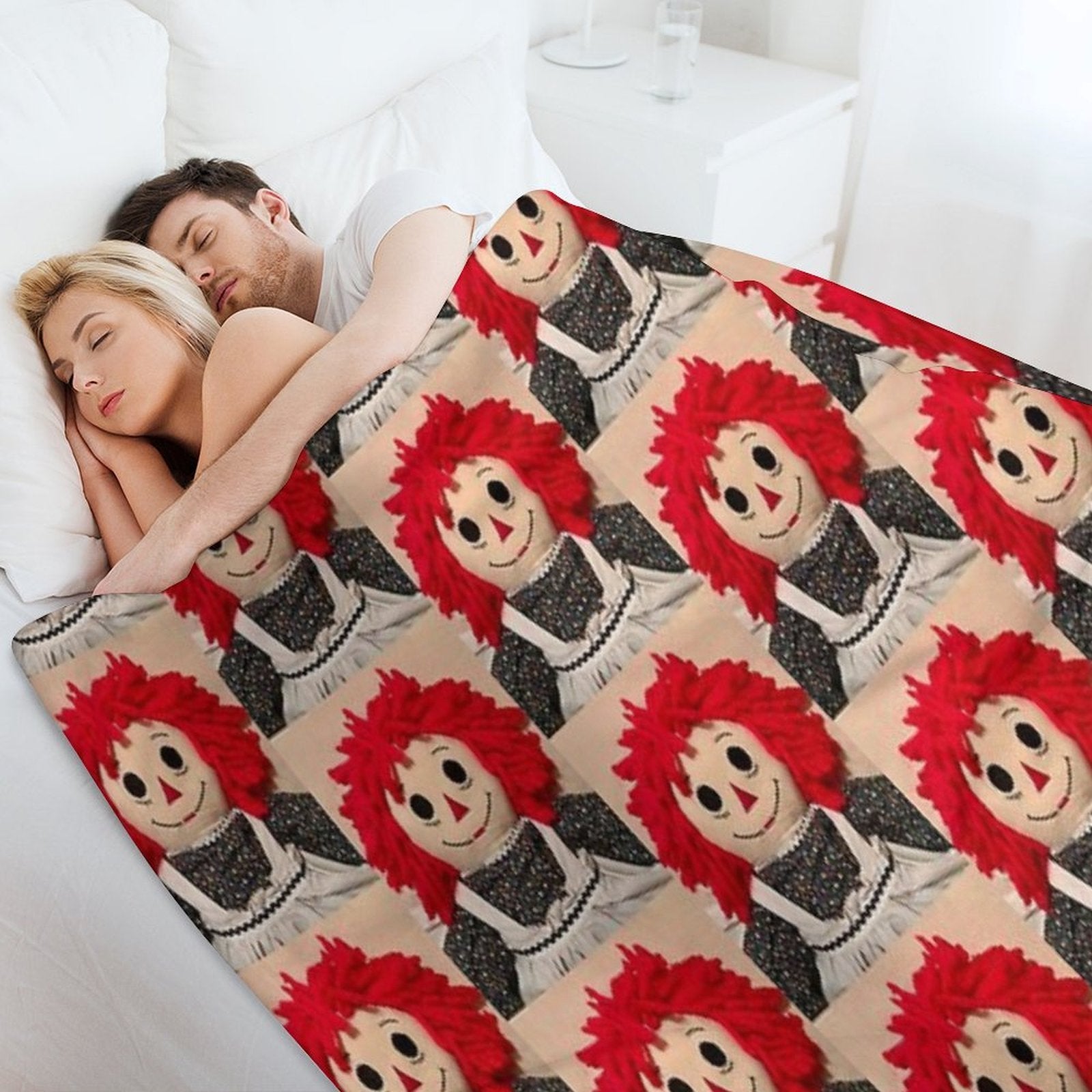 Sweet Raggedy Ann 2 Sustainable Throw Blanket