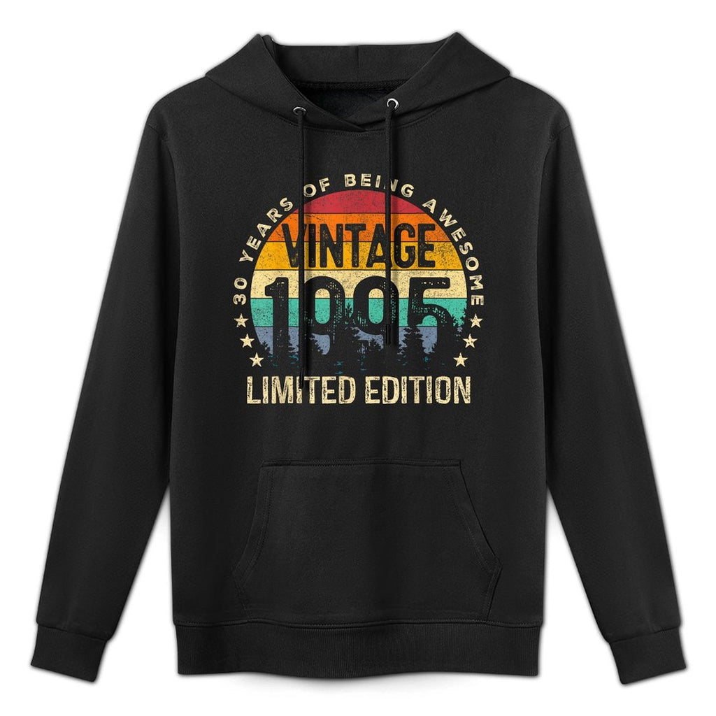 Vintage 1995 Limited Edition 30-Year-Old 30th Birthday Kangaroo Pocket Hoodie