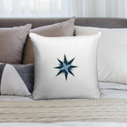 Moravian Star Sticker Soft Washable Throw Pillow