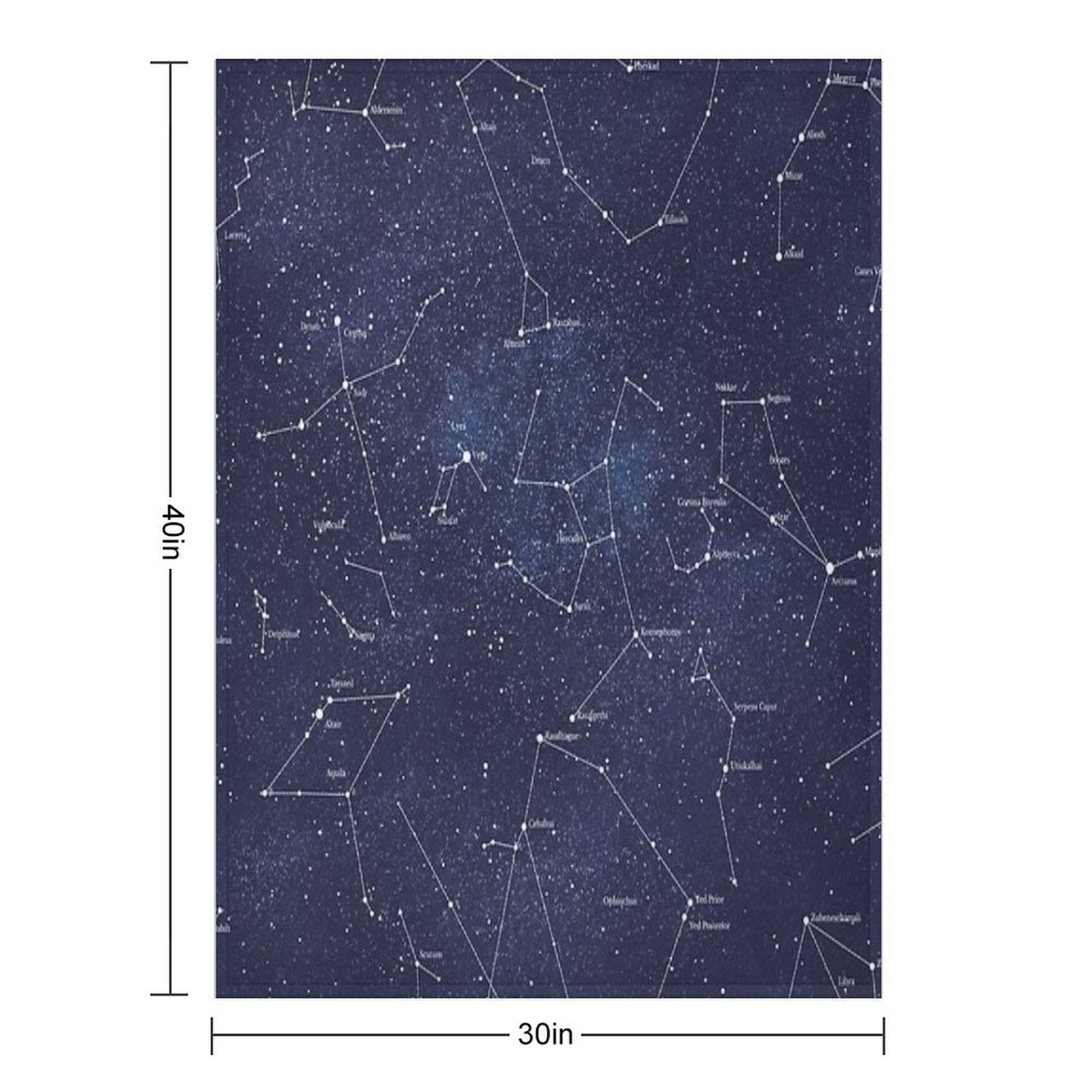 Constellations Plush Throw Blanket