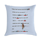 Planes, Trains And Some Automobiles Soft High-Density Material Throw Pillow