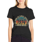 November 1974 50 Years of Classic Originality 50th Birthday  Slim-fit Cut T-Shirt