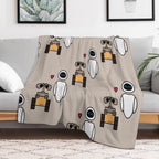 Wall-E And Eve Anti-pilling Throw Blanket