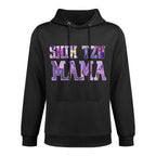 Shih Tzu Mama – Floral Dog Lover Design for Proud Pet Moms Premium Casual Wear Hoodie