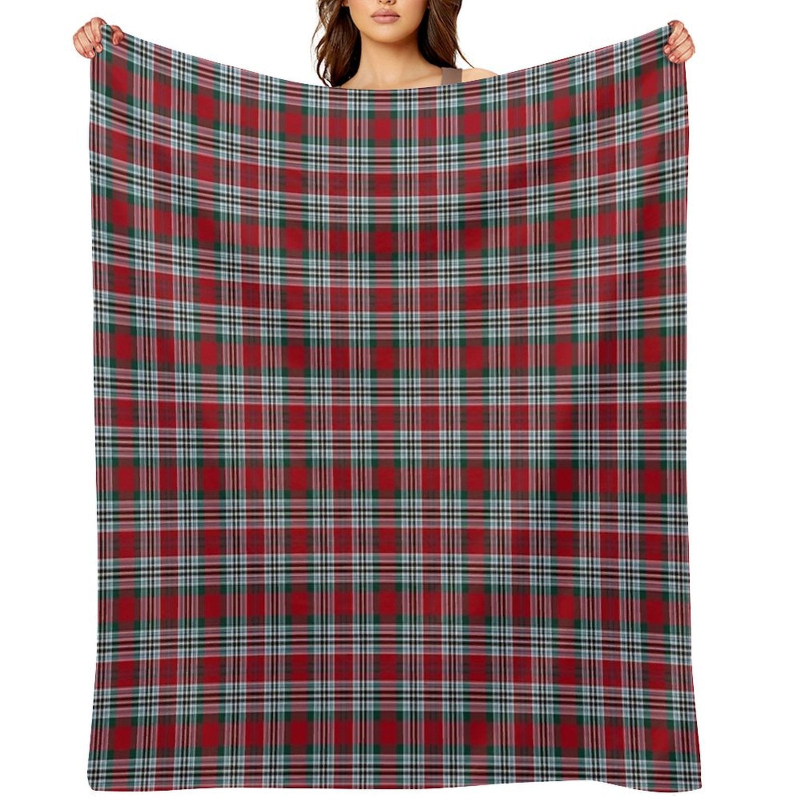 Clan Metcalf Tartan Eco-conscious Throw Blanket