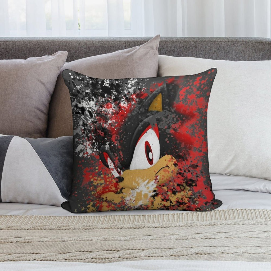Shadow Stare Back V2.0 Soft Hidden Zipper Throw Pillow