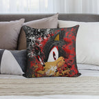 Shadow Stare Back V2.0 Soft Hidden Zipper Throw Pillow