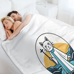 Jesus Kitten, Jesus Is Savior Cat Quick-dry Throw Blanket
