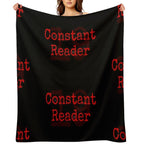 Constant Reader, Stephen King Fan Design Anti-pilling Throw Blanket