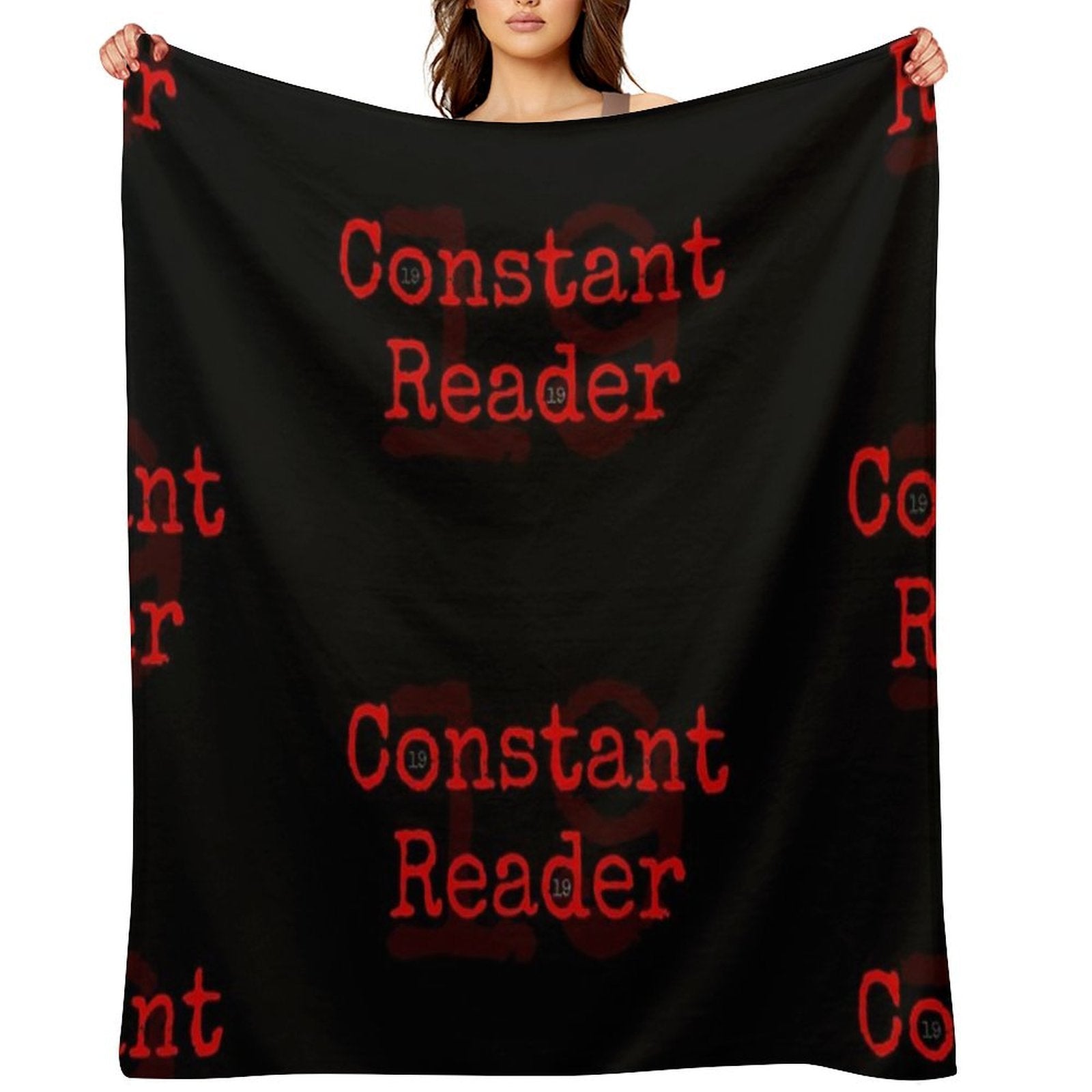 Constant Reader, Stephen King Fan Design Anti-pilling Throw Blanket