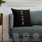 Witcher Magic Signs  Witcher Design Soft Bedroom Essential Throw Pillow