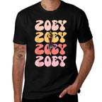 Zoey Retro Name Yoga Hobby  Soft T-Shirt