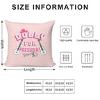 Dolly For President Soft Luxury Feel Throw Pillow