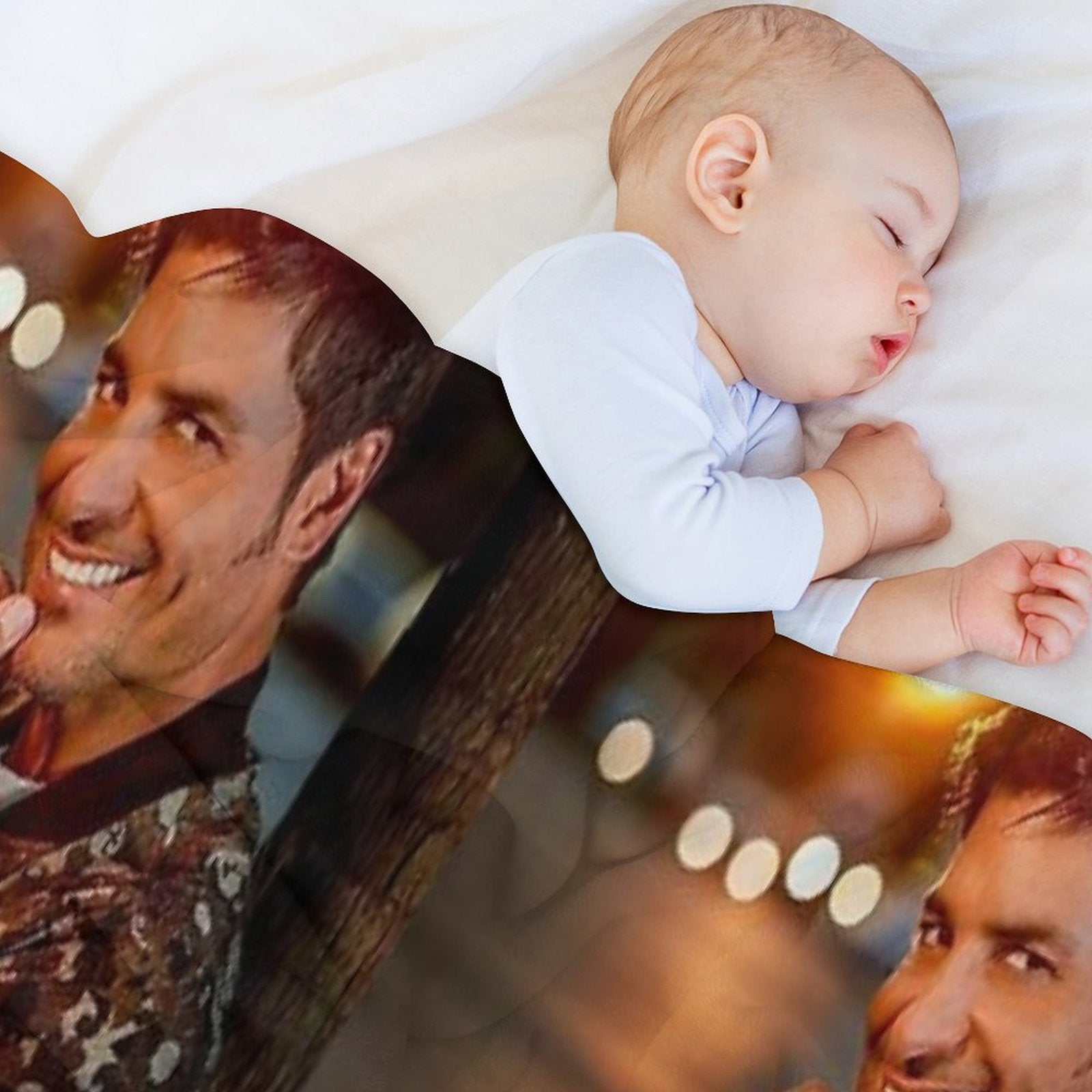 Chayanne Classic Photoshoot Machine-washable Throw Blanket