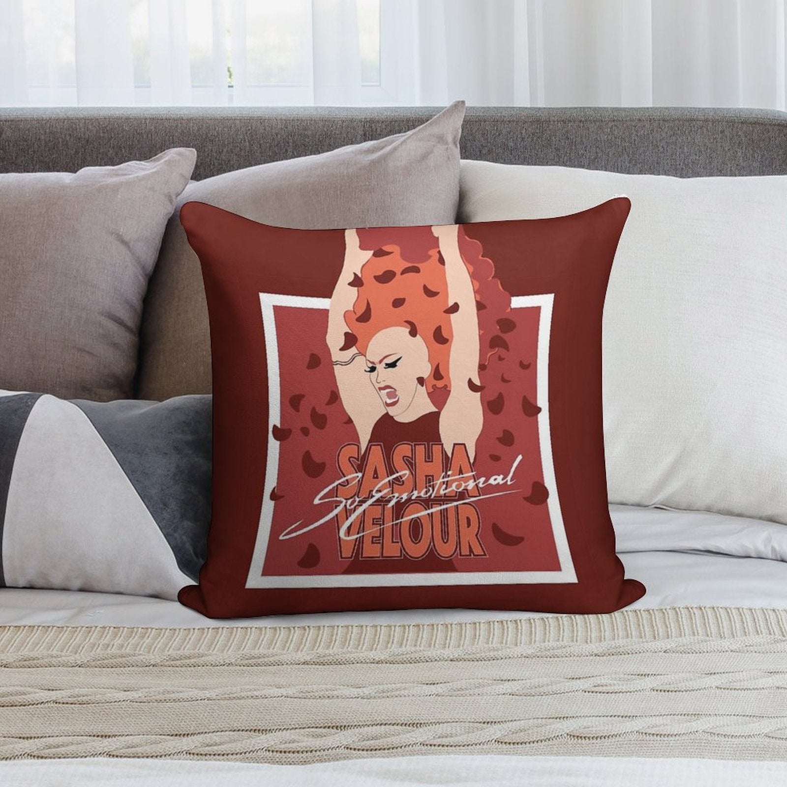 So Emotional by Sasha Soft Bedroom Essential Throw Pillow
