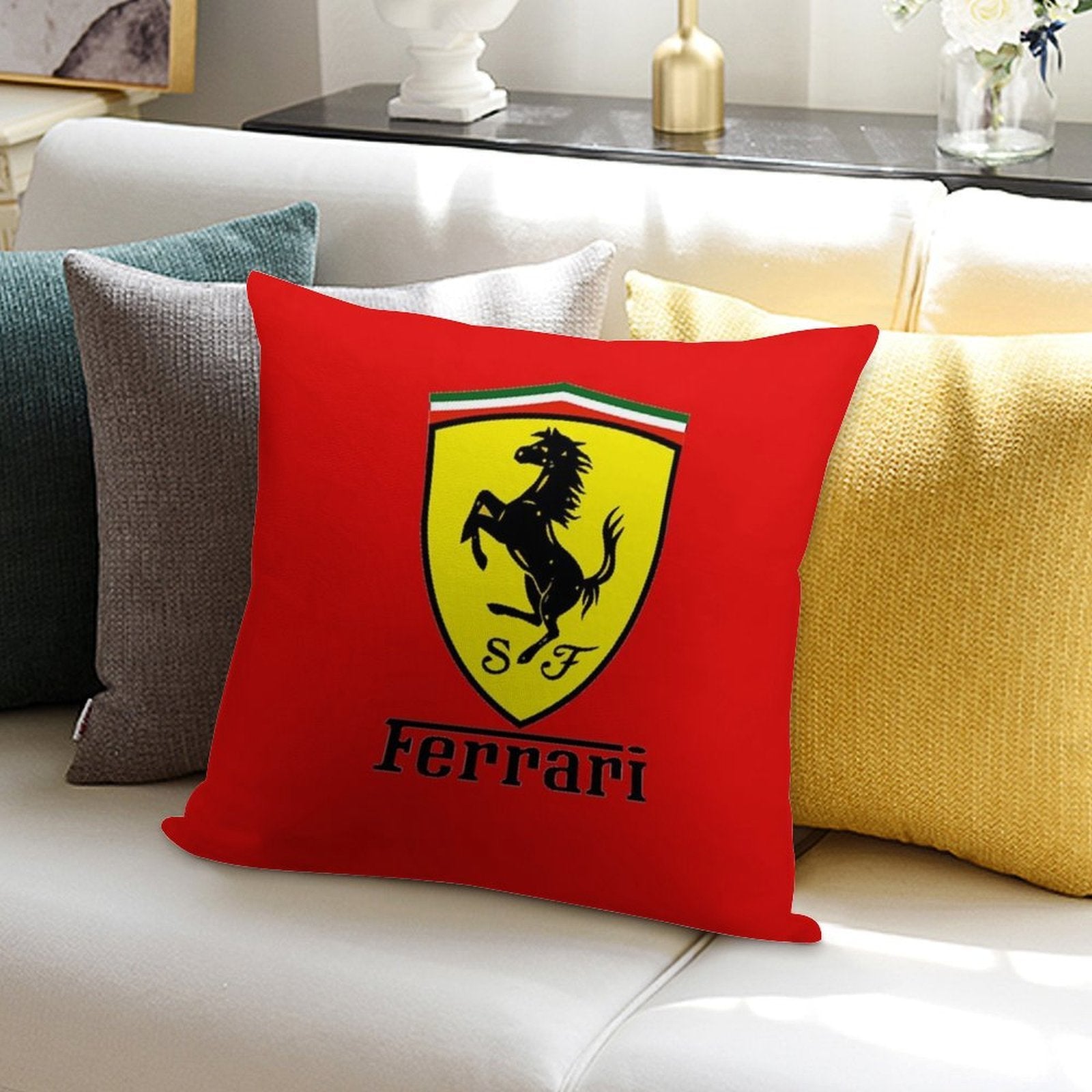 F1 TOP SPEED Soft Anti-Pilling Throw Pillow