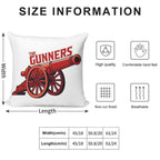 Gunners Soft Gift Ready Throw Pillow