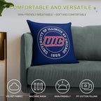 University of Illinois at Chicago - UIC Soft Bedroom Essential Throw Pillow