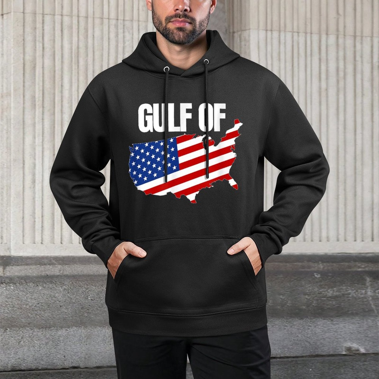 Gulf of United States of America Durable Construction Hoodie