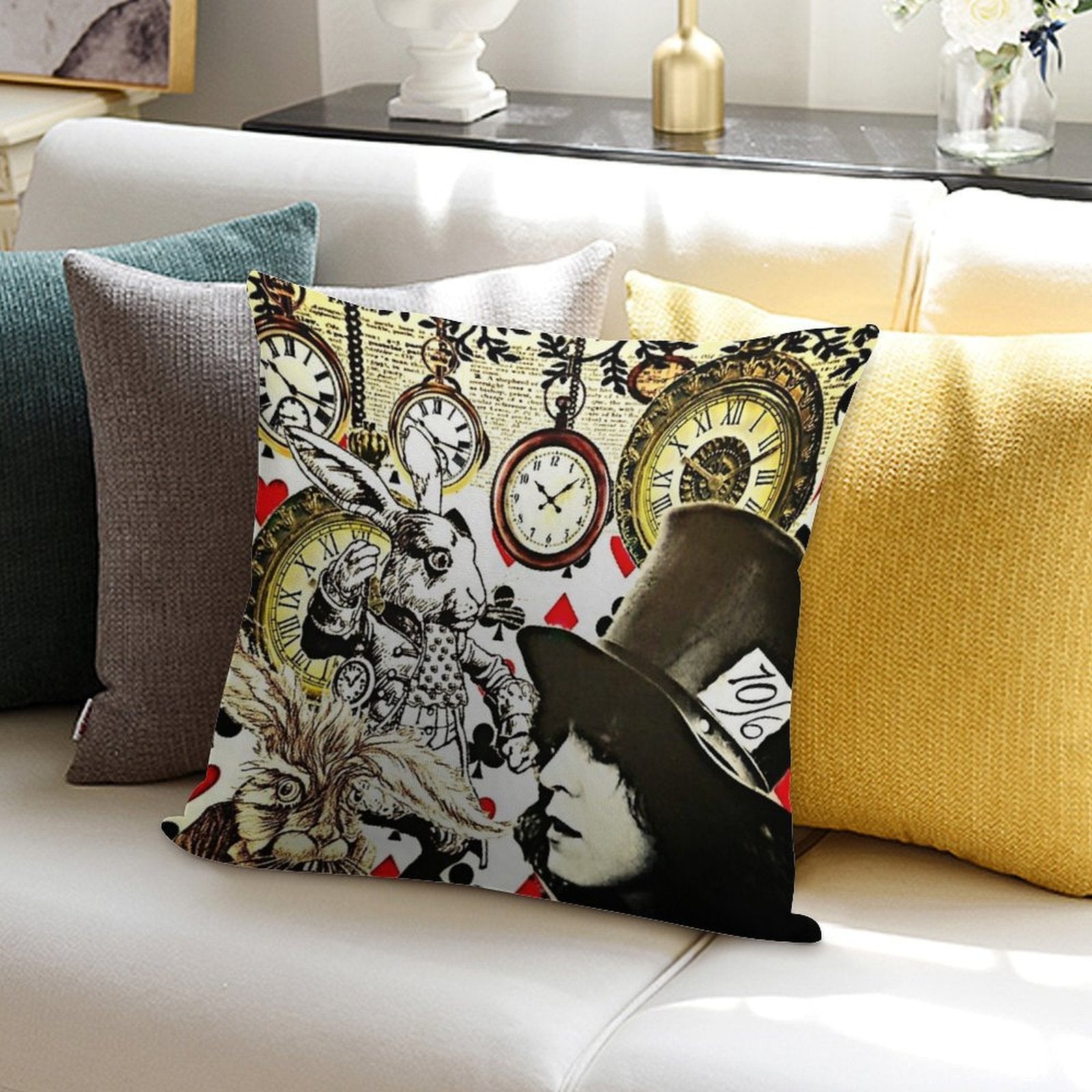 Marc Bolan Soft Short Plush Fabric Throw Pillow