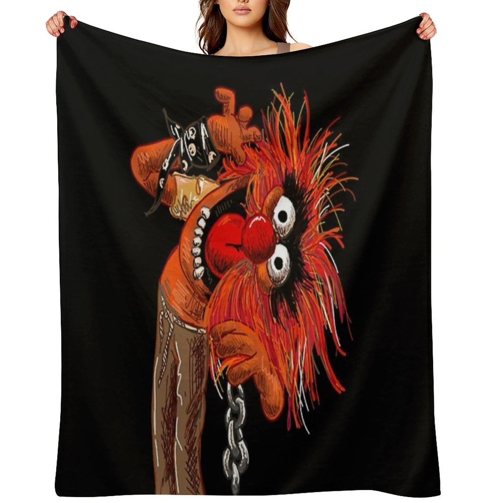 Animal The Muppets Travel-friendly Throw Blanket